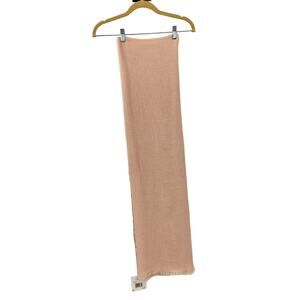 Shiraleah Chicago Blush Pink Lightweight Fringe Acrylic Blanket Tate Wrap Scarf